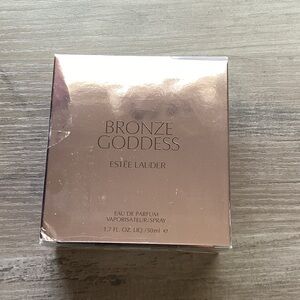 Estee Lauder Bronze Goddess Shimmery Rose Gold Box